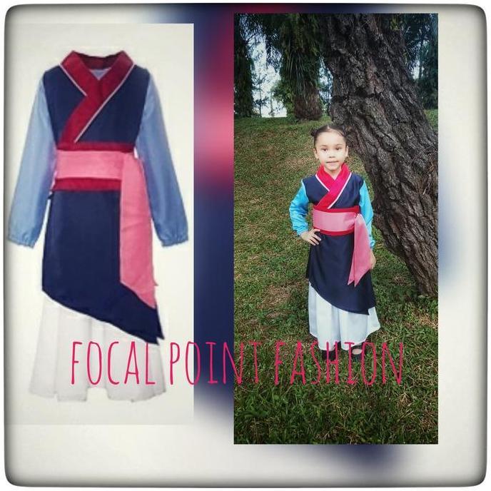 kostum-mulan-anak-disney-princess-hanfu-cosplay-costume Termurah