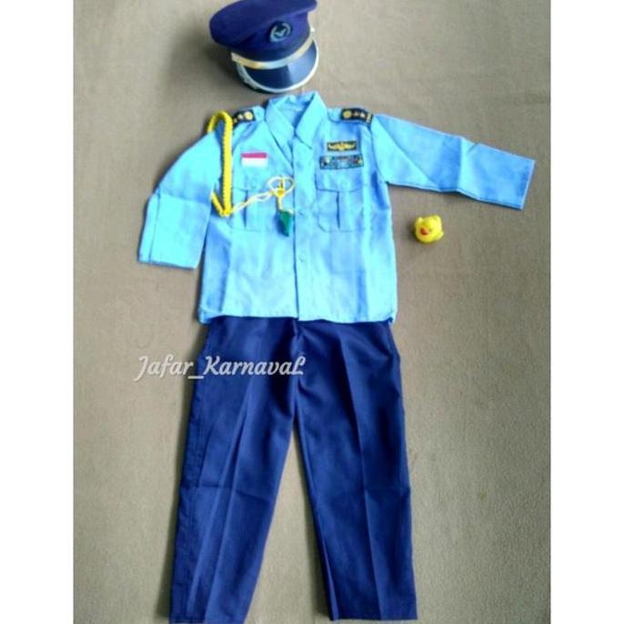 BAJU TNI AU ANAK/BAJU TNI AU CEWEK /KOSTUM_KARNAVAL TNI AU Anak Fashion Termurah