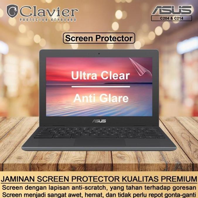 Cover Garskin Laptop Asus ChromeBook Flip C214 C214M C214MA Bening