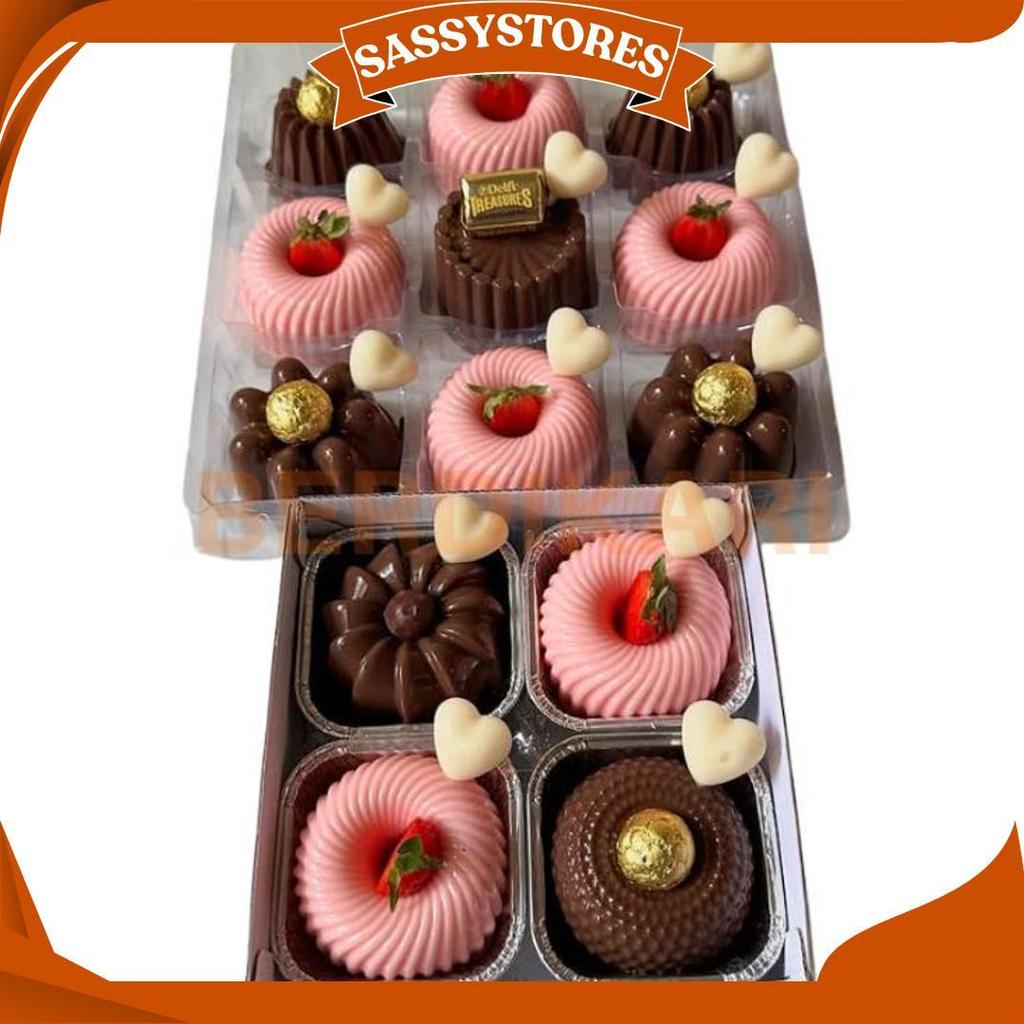 BD Cetakan Puding Mini Kue Talam Bolu 50ml BPA Free Food Grade Plastik / Cetakan Kue Bolu Mini BOS P