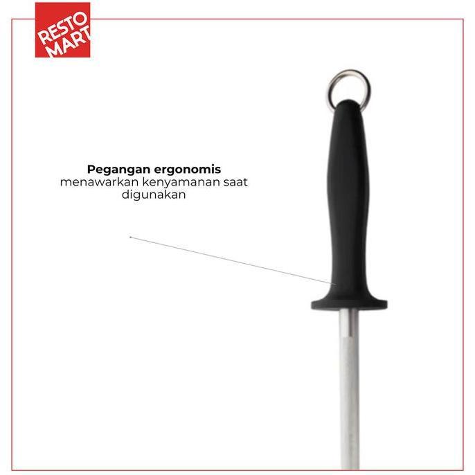Sharpening Steel / Alat Pengasah Pisau CUTLERY PRO KB 7577 300 BK101 (1511714) (F1) (TERBAIK) (TERBA