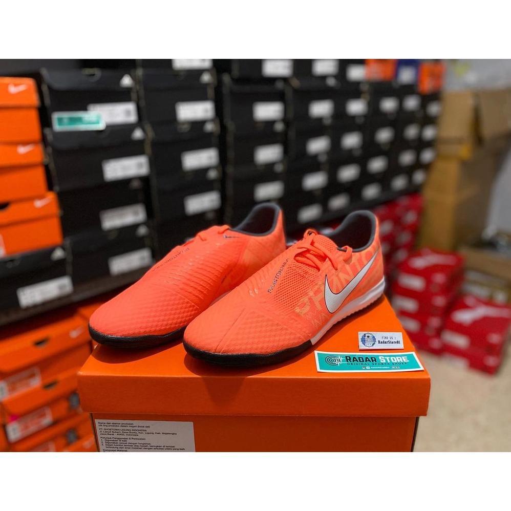 hot product sepatu futsal nike phantom venom academy ic bright mango ao0570-810 original bnib
