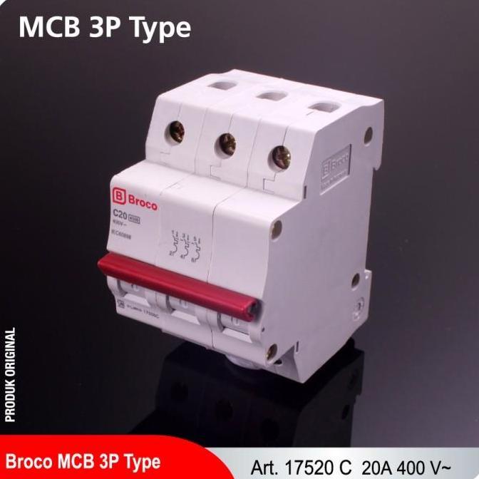 BROCO MCB 3 PHASE 20A (17520C)