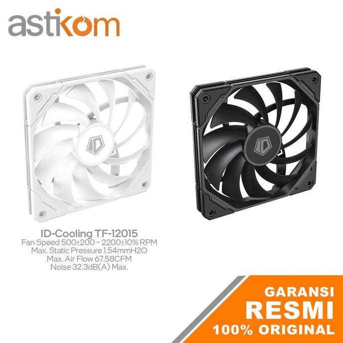 NEW Fan Case ID-Cooling TF-12015-K Black TF-12015-W White Slim PWM