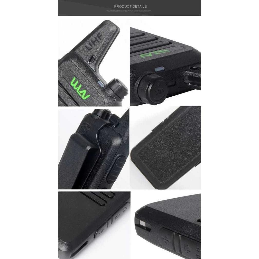 ISI 2 HT WLN WARNA BLACK | HT WLAN SEPASANG UHF TWO WAY | RADIO KOMUNIKASI TAKTIS MEMPERMUDAH  KOMUN