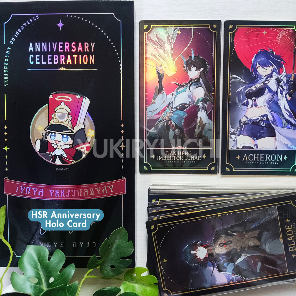 Danheng IL BIade Archeron Kafka Jing yuan Iuocha Silver Wolf Argenti Himeko Trailblazer  Card Annive