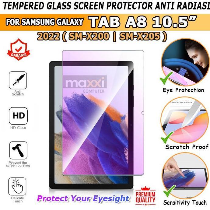 Samsung Tab Tablet A8 2022 Wifi LTE Tempered Glass Anti Blue Ray Light