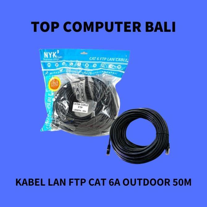 TERMURAH - KABEL LAN FTP CAT 6A OUTDOOR 50M/ kabel lan 50m outdoor