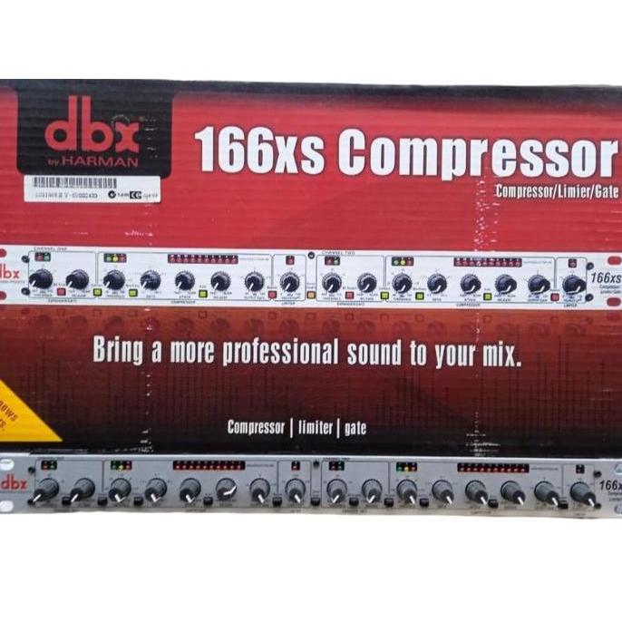 Murah Dbx166Xs / Dbx 166Xs / Dbx-166Xs Compressor Limiter Gate Control Dinamika Audio Grade A China
