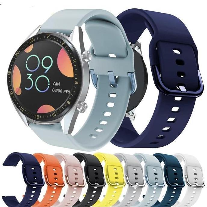 Tali Jam Silikon Rubber Huawei Honor Watch Magic 46mm Quick Release Pin Kompatibel Samsung Galaxy Wa