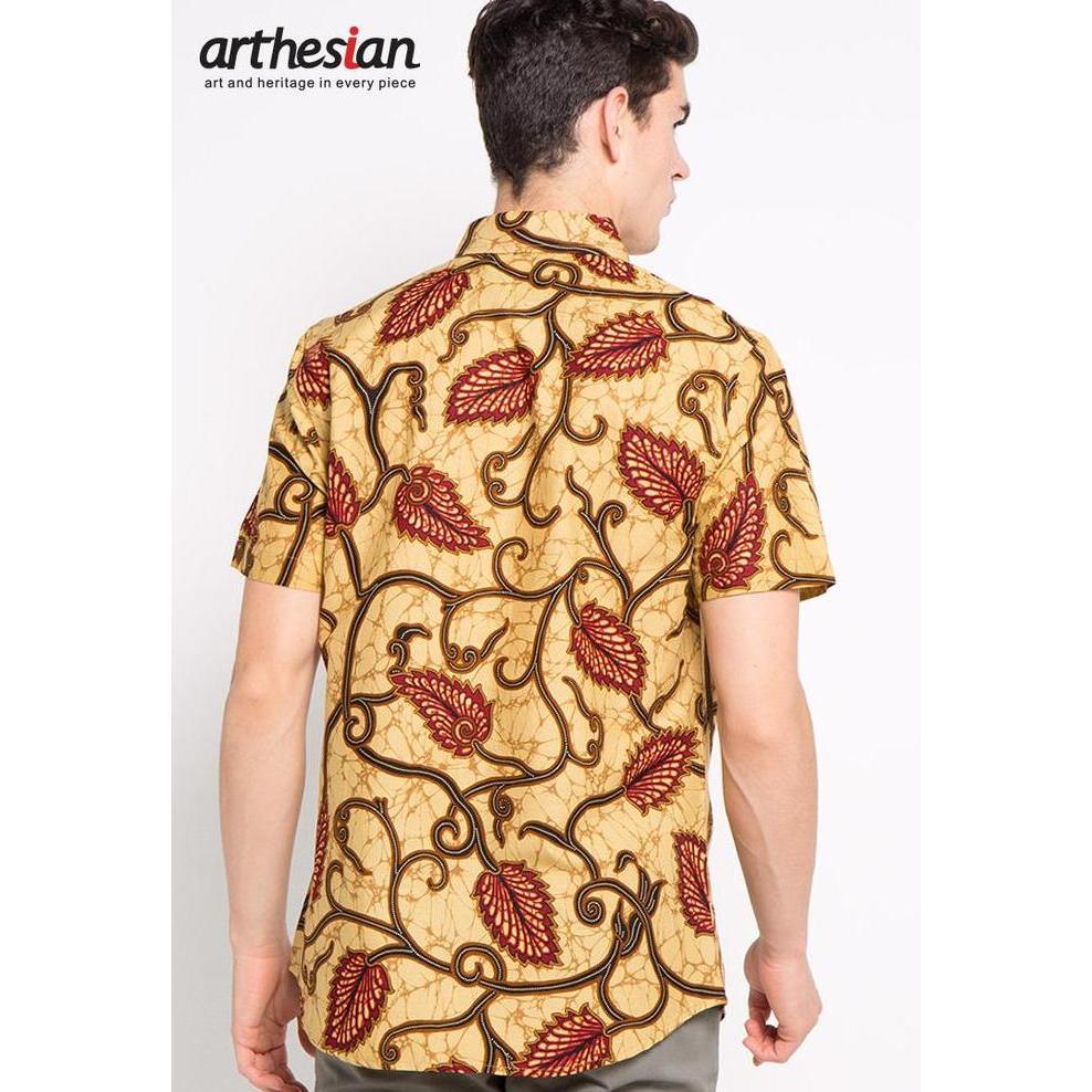 LIMITED EDITION  [Arthesian] Kemeja Batik Pria - Javanica Batik Printing LIMITED EDITION 