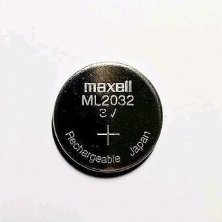 Baterai Maxell Ml2032 Ml 2032 Rechargeable 3Volt Lithium Coin Cell Japan