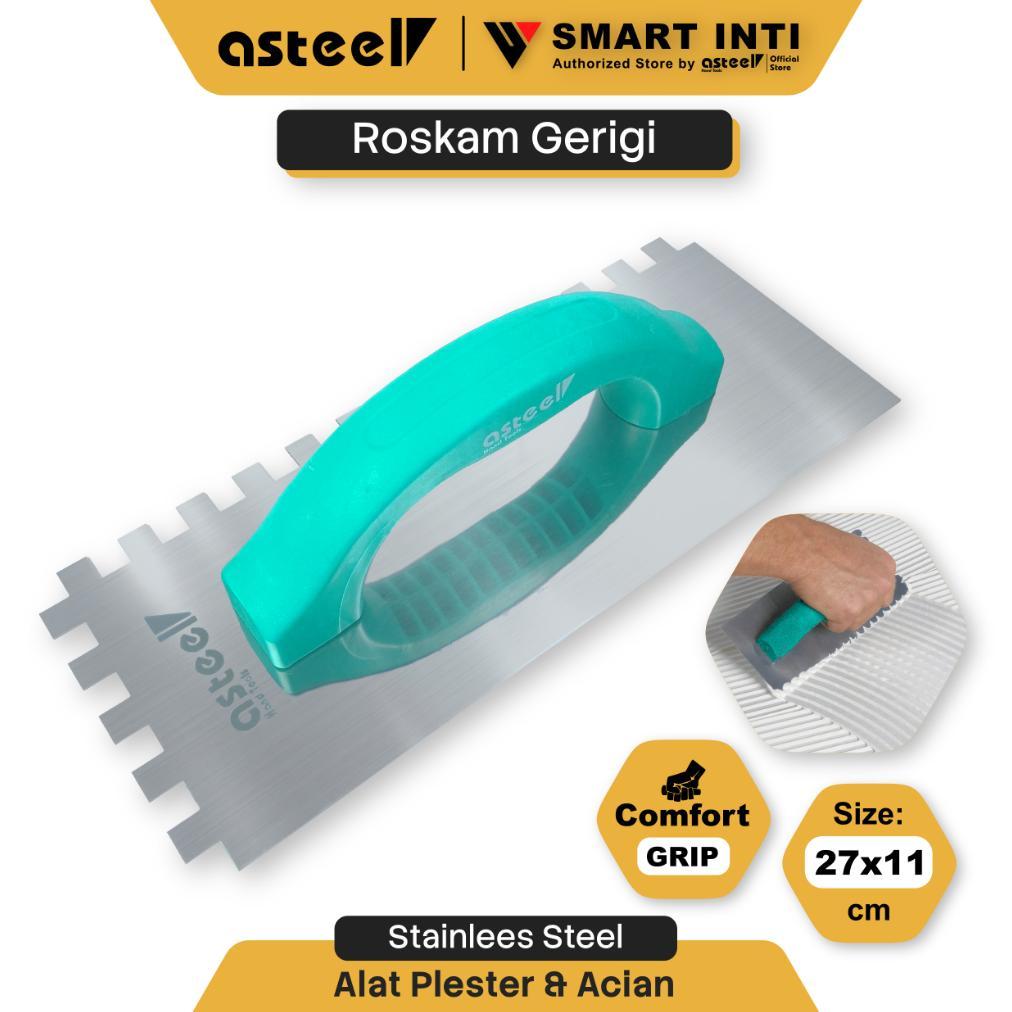 Asteel Roskam / Raskam Gerigi Plaster Acian Alat Pasang Keramik Granit Lantai Dinding