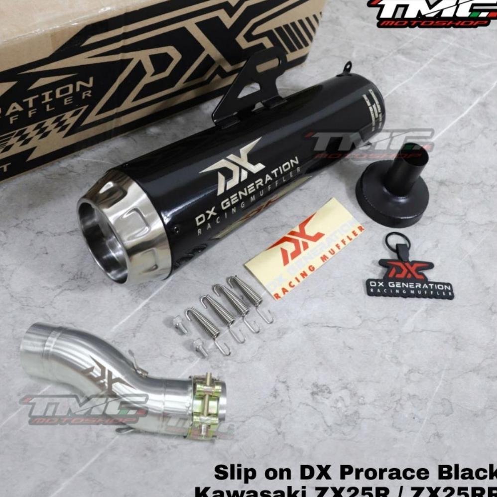 BESTPROMO KNALPOT SLIP ON ZX25 ZX25R ZX25RR BY DX GENERATION