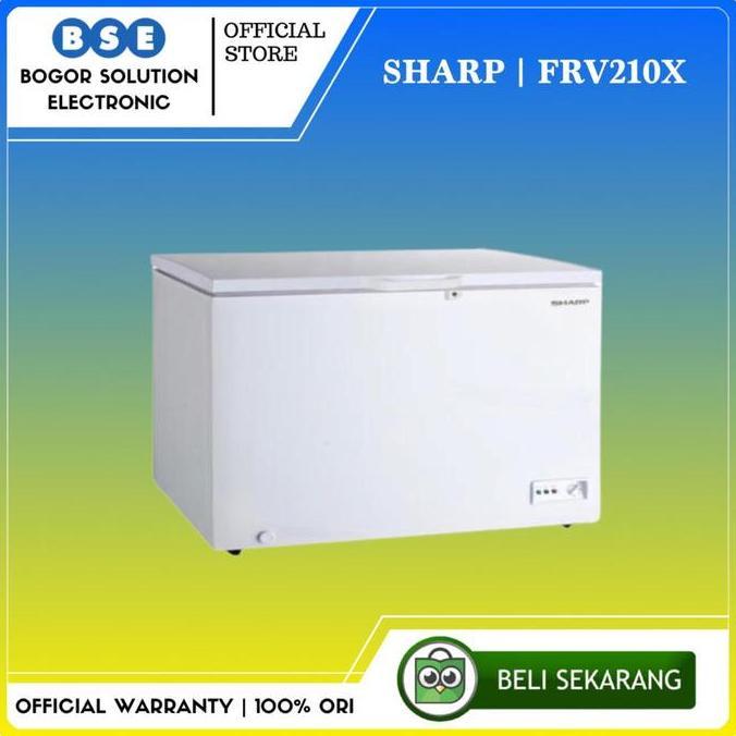 CHEST FREEZER 205 LITER SHARP FREEZER FRV210X 205L BOC FREEZER SHARP