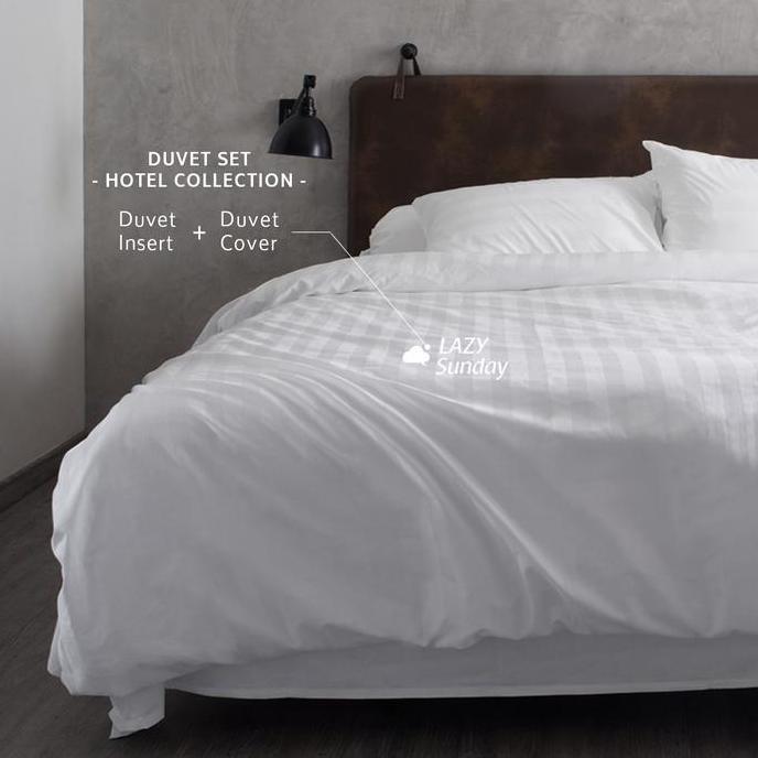 PAKET Inner Duvet / Quilt Insert + Duvet Cover / Quilt Cover Hotel