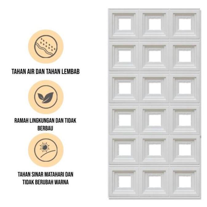 (LAIV) Wall Panel PU Stone Panel Rock Panel Batu PU Panel Dinding Batu Alam Tempel Outdoor Indoor