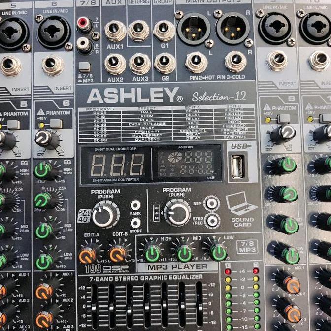 Murah Mixer Audio Ashley Selection12 Selection 12 199Dap