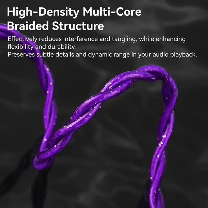 Grosir Kbear Zi Xiao Alloy Copper + Silver Plated Copper Kabel Earphone Iem Upgrade Cable Zixiao