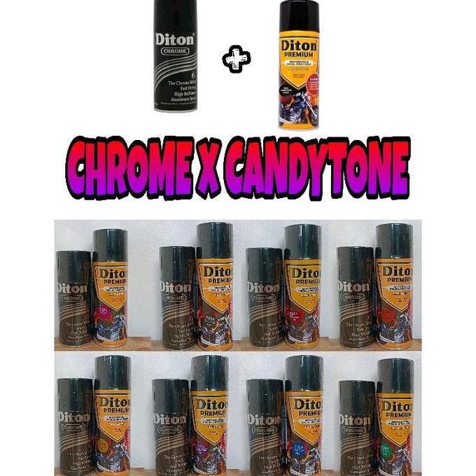 Promo Pilok Pilox Diton Premium Chrome Black Chrome Gold Hitam Chrome Chrome Hijau Chrome Kuning Chr