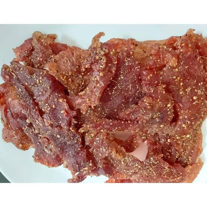 Asciutto- Dendeng Babi Manis Homemade Food Makanan Kering Snack Pedas Cemilan 200Gr & 500Gr Tanpa Pe