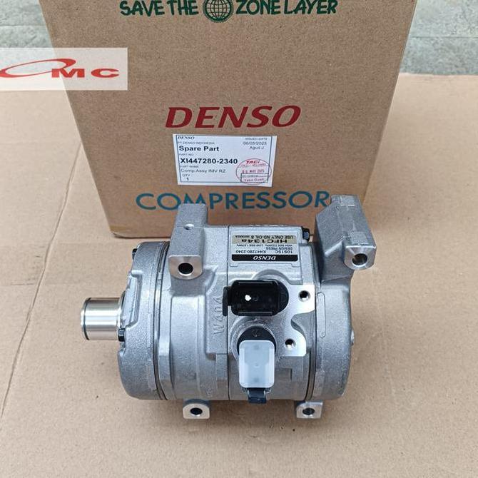 COMPRESSOR KOMPRESOR AC INNOVA FORTUNER BENSIN DOUBLE BLOWER ORIGINAL DENSO 447280-2340 KOMPRESSOR C