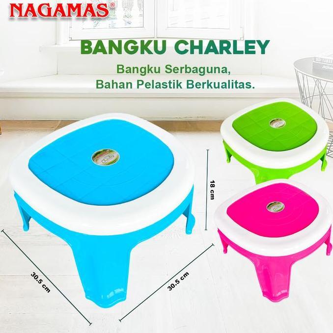 NAGAMAS Bangku Plastik Charley Kursi Duduk Anak
