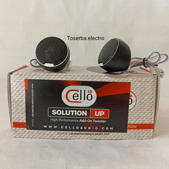 Promo Tweeter Cello Solution Up Audio Mobil Cod