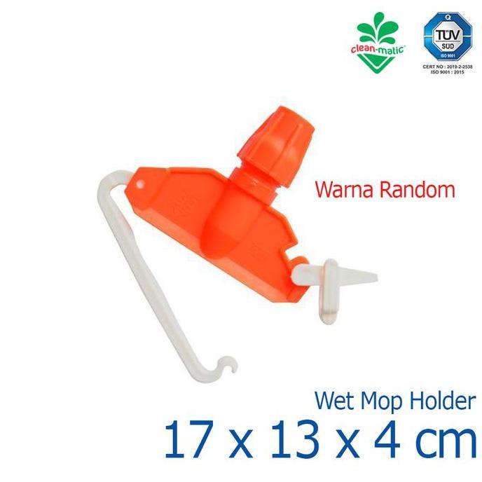Holder Industrial Wet Mop Lakop Pel Jepit penjepit 214549 Cleanmatic