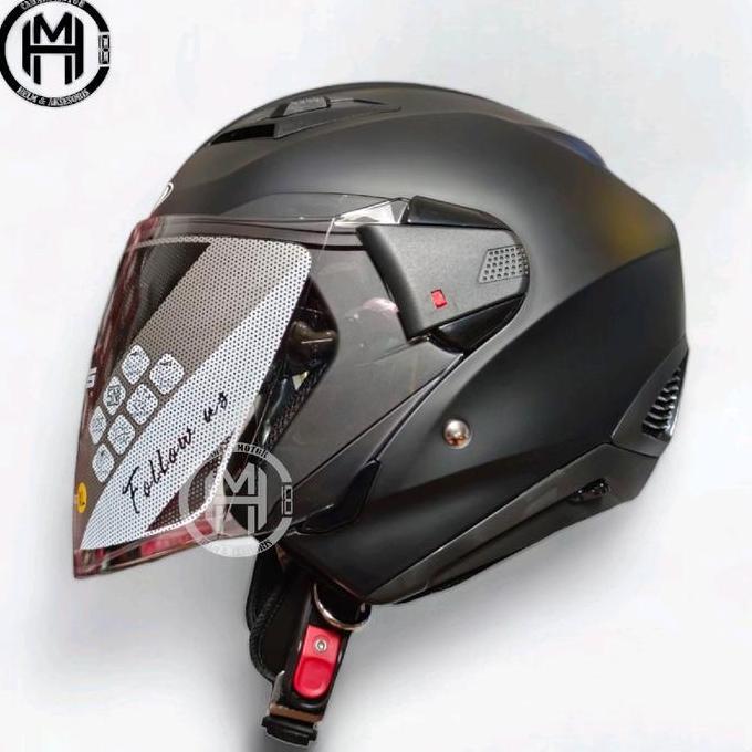 HELM ZEUS  Zs 611  SOLID|HALF FACE double visor