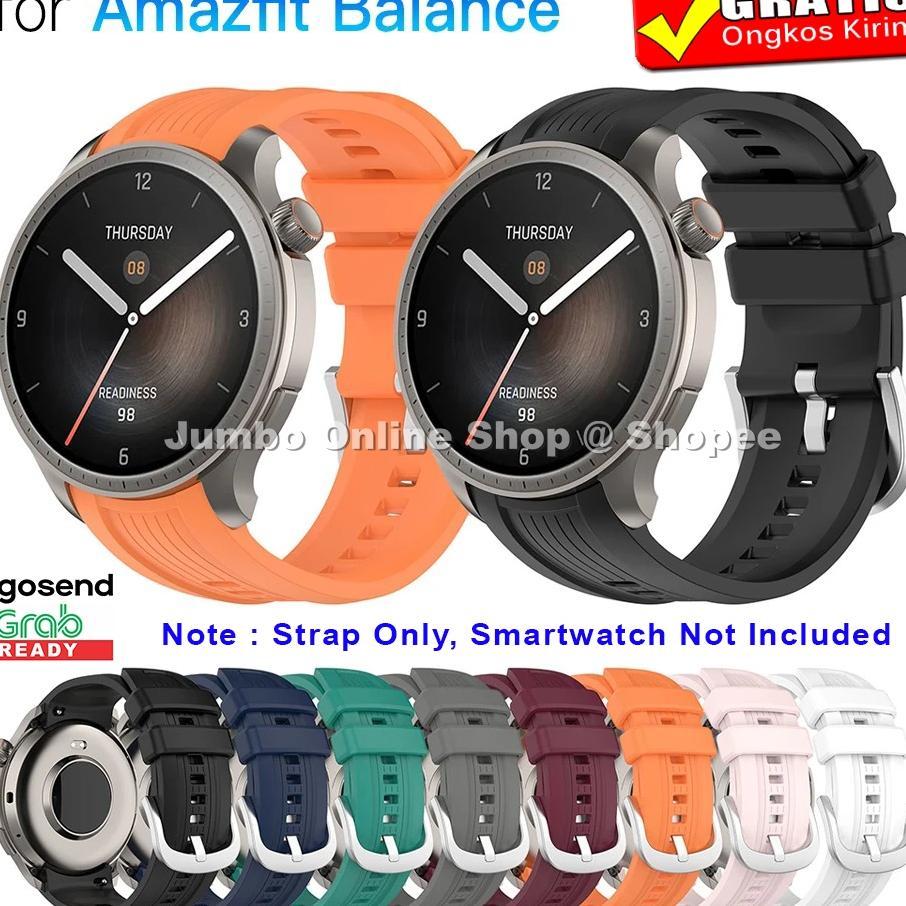 Strap Rubber Silikon Amazfit Balance Tali Jam Smartwatch For Amazfit Balance 2023
