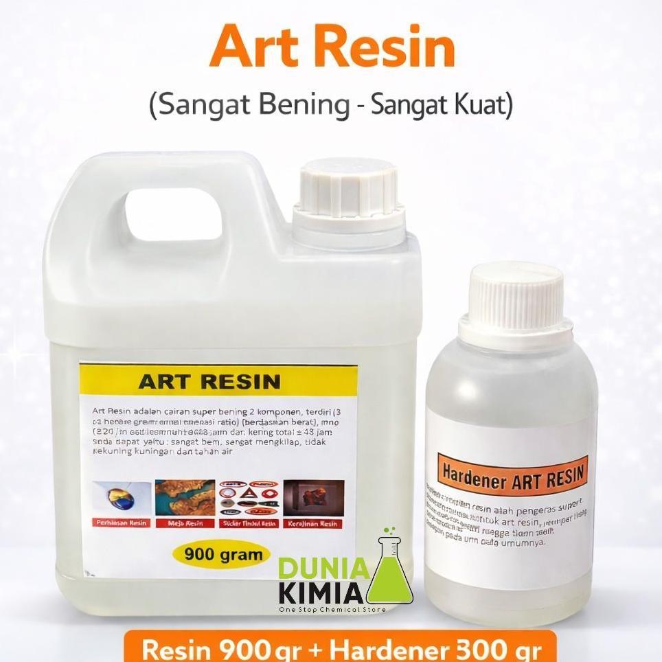 Epoxy Resin Bening - Art Resin - Super Bening - Resin Lycal 1011 - 1,2Kg - 1 Set