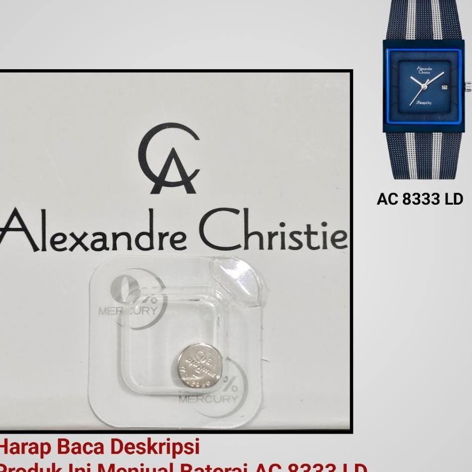 Baterai Jam Tangan Alexandre Christie Ac 8333 Ld