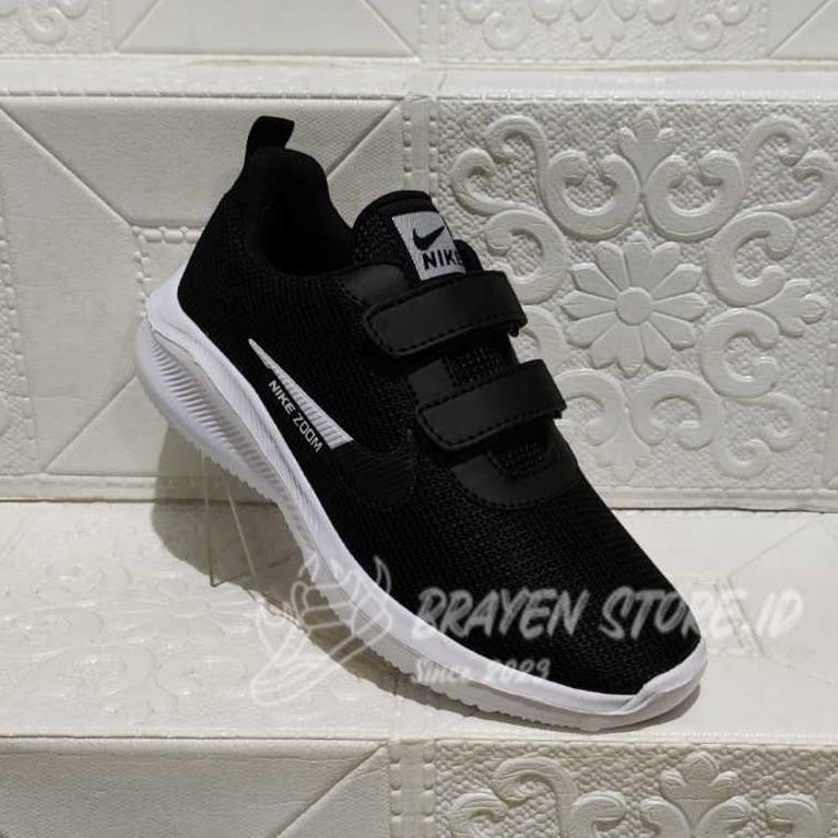 Sepatu Sekolah Anak Hitam Polos Sepatu Sekolah Anak Pria Wanita Hitam Putih  Paud Tk Sd Smp Sepatu S