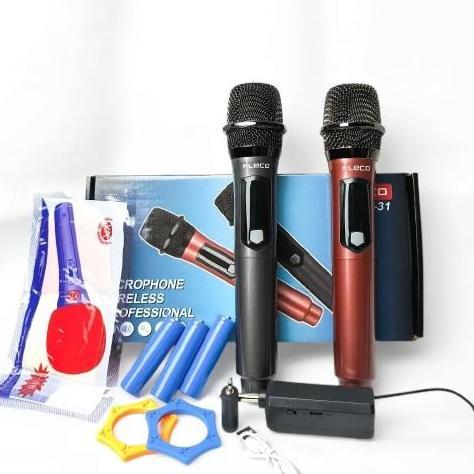 Grosir Mic Karaoke Wireless Profesional Fleco M31