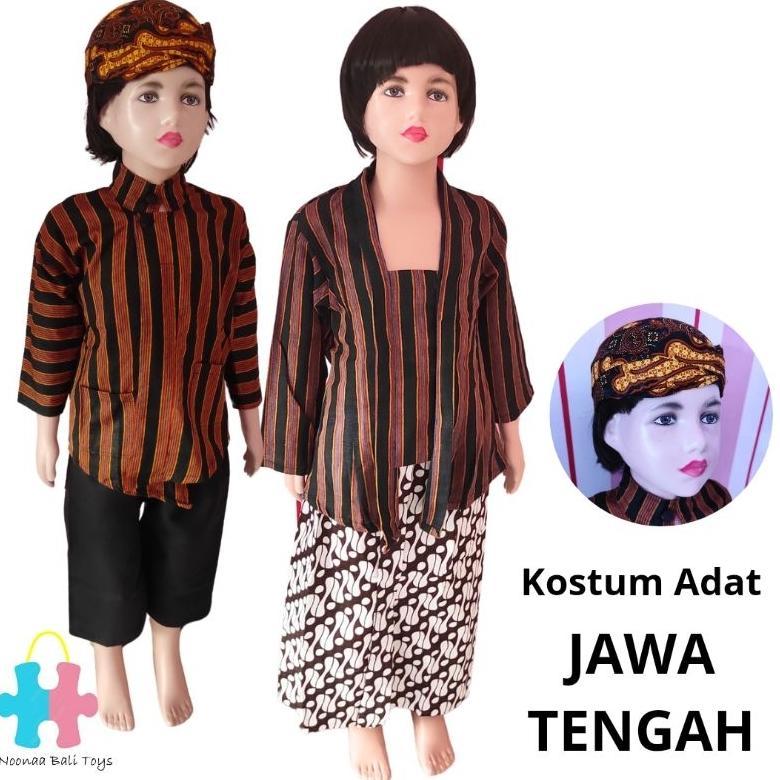 Kostum Karnaval Adat Jawa Tengah Baju Adat Jawa Anak Cosplay