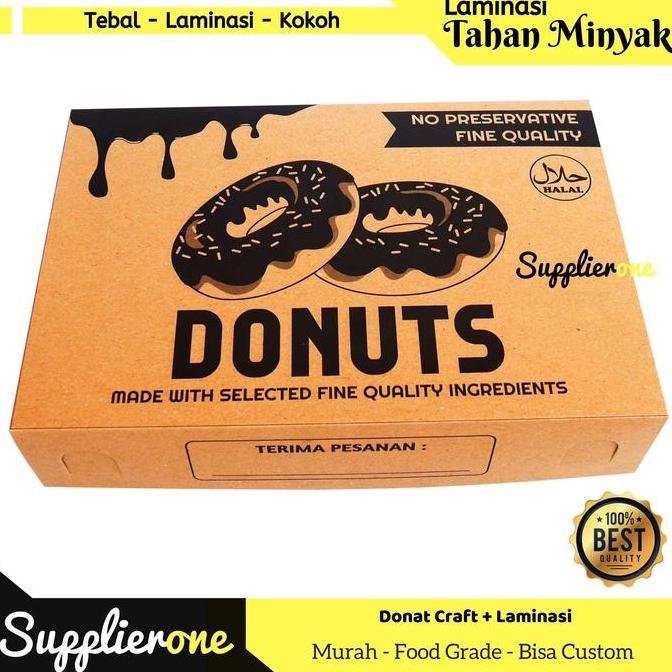 Youandme- Box Donat Isi 25 / Box Donat Motif / Dus Donat / Kemasan Donat / Kotak Donat
