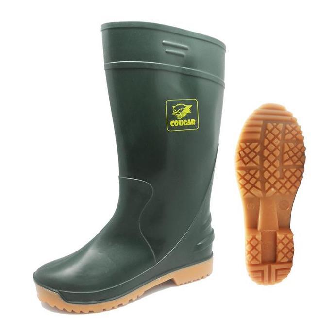 Promo Rubber Boot Green / Sepatu Boot Karet Hijau Cougar 32Cm