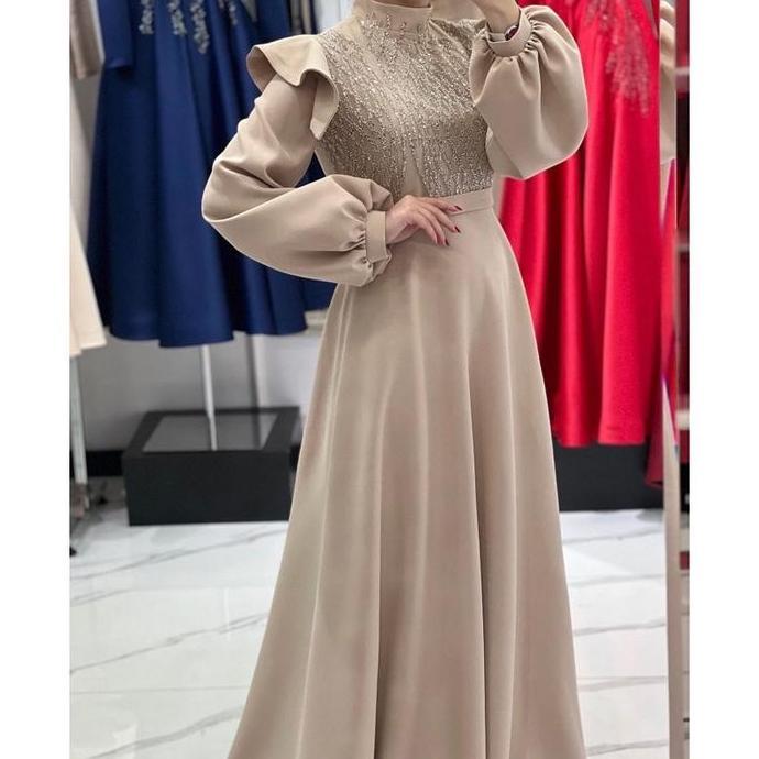 GAUN SYAKILA l GAUN TURKI GAUN BRIDESMAID GAUN KONDANGAN GAUN PESTA Anggun Anggun Dress