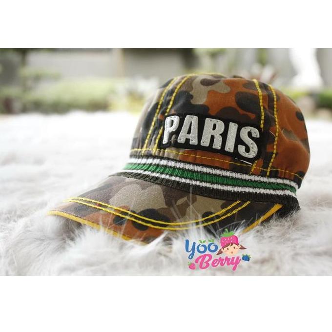 YooBerry Topi Bayi & Balita Komando City Army Ripped Glitter
