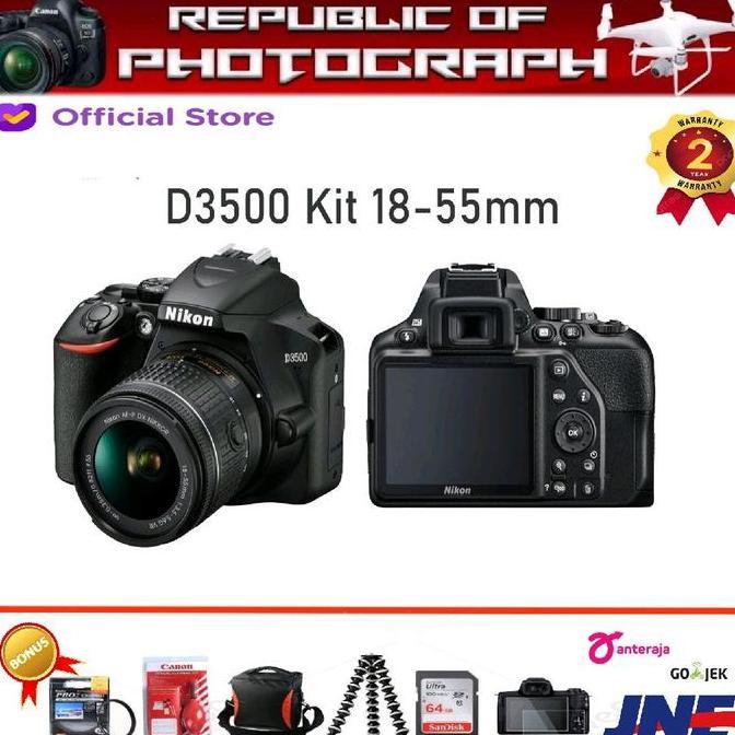 Evarakristin8 - NIKON D3500 KIT 18-55MM VR / KAMERA NIKON D3500 KIT 18-55MM VR DSLR