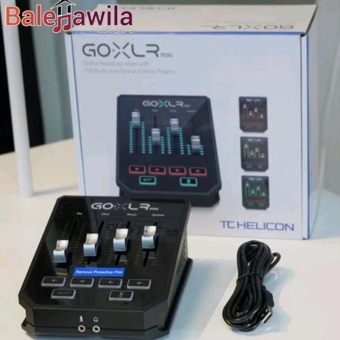 Murah Mixer Tc Helicon Go Xlr Mini For Livestreamer Audio Interface