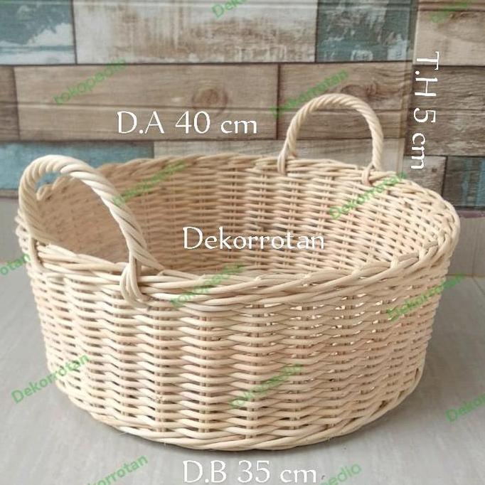 Lansungkirim- Keranjang Rotan Bulat Besar Wedding
