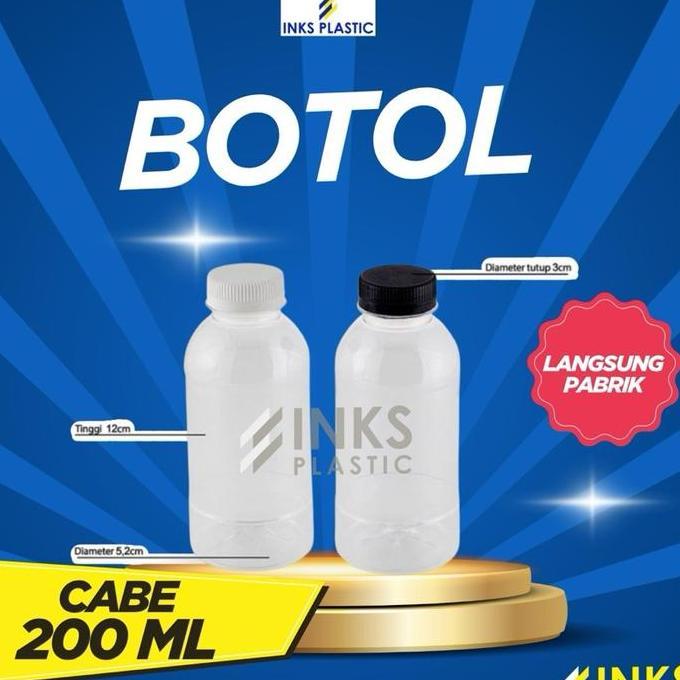 Lansungkirim- Botol Cabe 200 Ml ( Isi 100 )