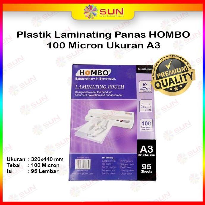 Papier- Plastik Laminating Laminasi Panas Gk-Tech / Hombo / F4 / A4 / A3