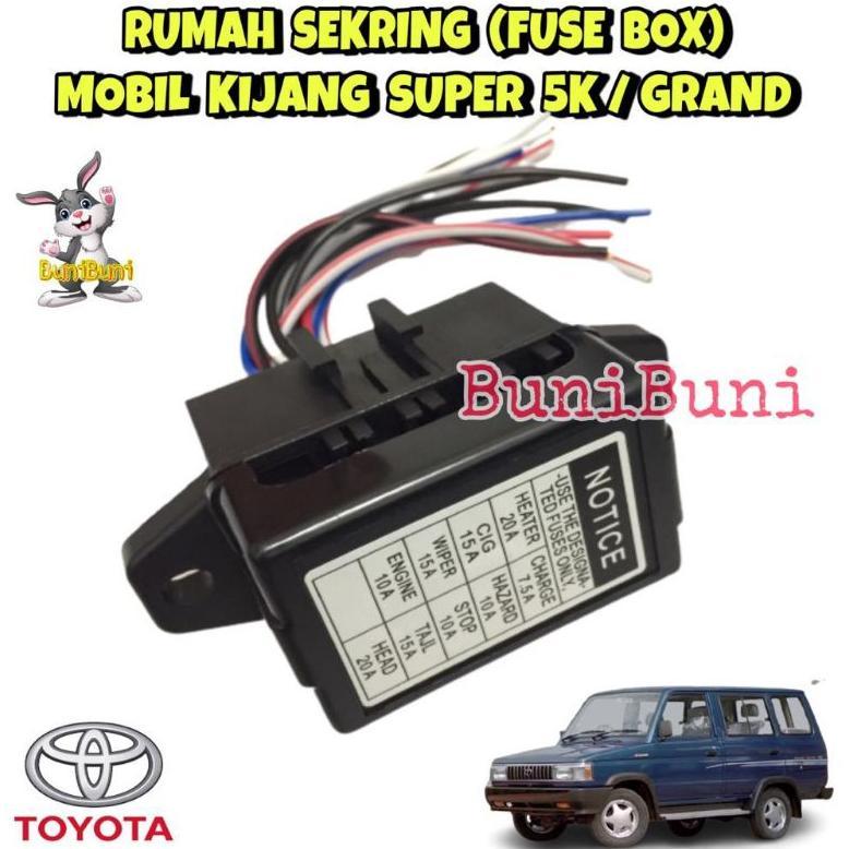 Fuse Box / Rumah Sekring Sikring Mobil KIJANG Super 5K / Rover Dan KIjang Grand Universal