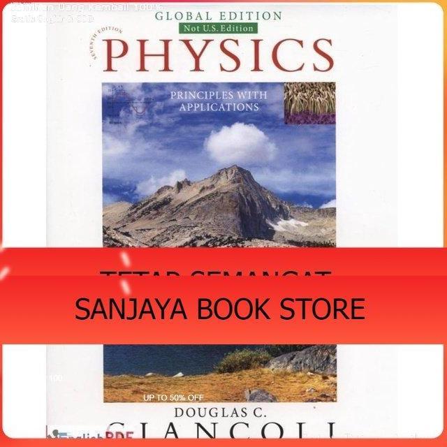 Buku Physics Principles with Applications 7th 7e 7 seventh edition Giancoli TERLARIS|BEST QUALITY|BE