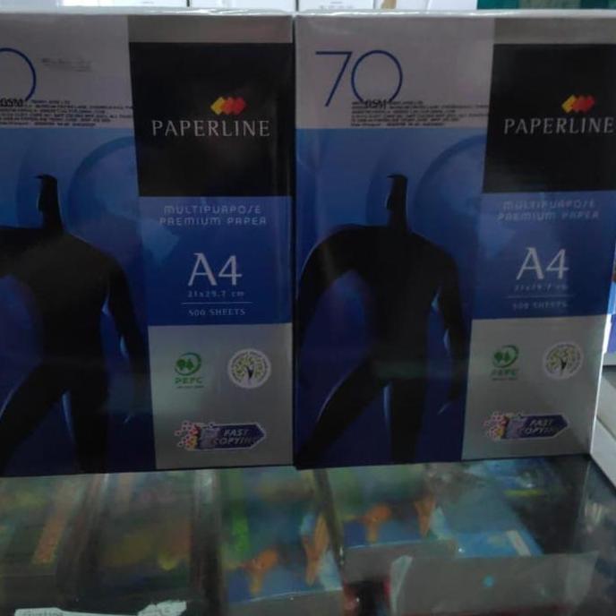 Papier- Kertas A4 70 Gram Paperline Hvs Putih