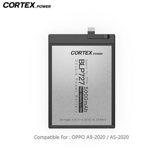 BEBAS ONGKIR - cortex Power - Baterai BLP727 Compatible for OPPO A9 2020 / A5 2020 Original Double P
