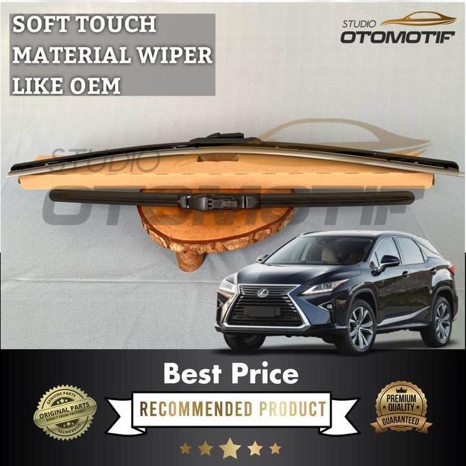 WIPER LEXUS RX200T RX 200T SOFT TOUCH FRAMELESS LIKE OEM 2 PC RESTOCK